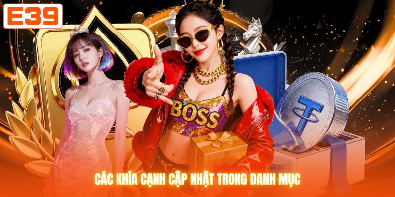 Các khía cạnh cập nhật trong danh mục